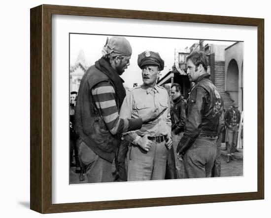 The Wild One, Lee Marvin, Robert Keith, Marlon Brando, 1954-null-Framed Photo