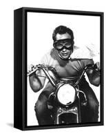 The Wild One, Marlon Brando, 1953-null-Framed Stretched Canvas