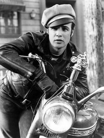 'The Wild One, Marlon Brando, 1954, Leather Jacket' Photo | AllPosters.com