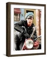 The Wild One, Marlon Brando, 1954-null-Framed Photo