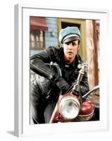 The Wild One, Marlon Brando, 1954-null-Framed Photo