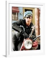 The Wild One, Marlon Brando, 1954-null-Framed Photo