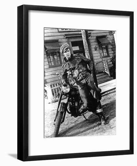 The Wild One, Marlon Brando-null-Framed Photo