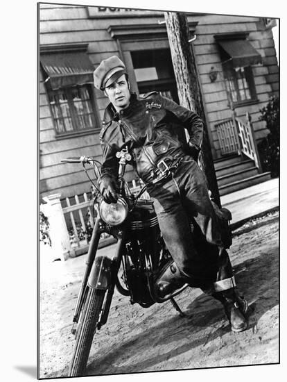 The Wild One, Marlon Brando-null-Mounted Photo