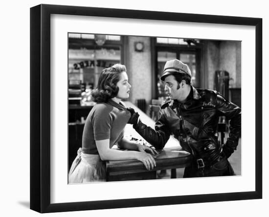 The Wild One, Mary Murphy, Marlon Brando, 1954-null-Framed Photo