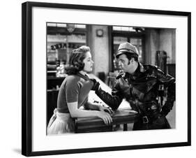 The Wild One, Mary Murphy, Marlon Brando, 1954-null-Framed Photo