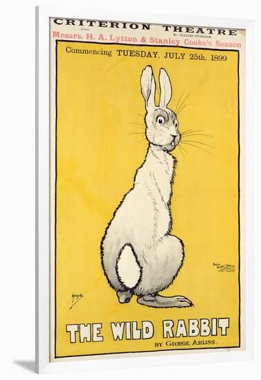 The Wild Rabbit Poster, 1899-J. Hissin-Framed Giclee Print