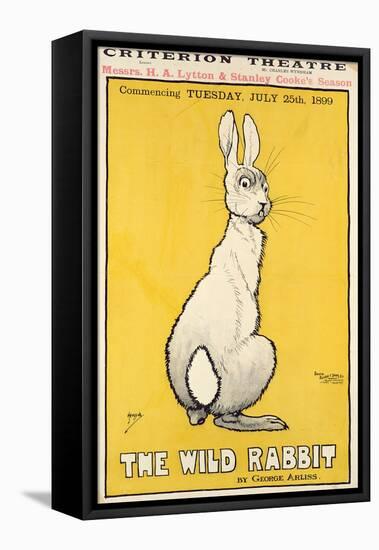 The Wild Rabbit Poster, 1899-J. Hissin-Framed Stretched Canvas