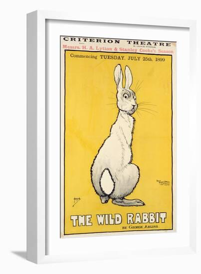 The Wild Rabbit Poster, 1899-J. Hissin-Framed Giclee Print