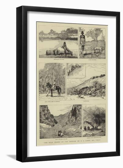 The Wild Tribes of the Soudan-null-Framed Giclee Print