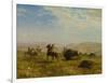 The Wild West (Oil on Paper Laid down on Canvas)-Albert Bierstadt-Framed Giclee Print