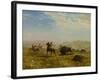 The Wild West (Oil on Paper Laid down on Canvas)-Albert Bierstadt-Framed Giclee Print