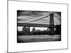 The Williamsburg Bridge at Nightfall - Lower East Side of Manhattan - New York-Philippe Hugonnard-Mounted Photographic Print