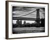 The Williamsburg Bridge at Nightfall - Lower East Side of Manhattan - New York-Philippe Hugonnard-Framed Photographic Print