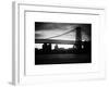 The Williamsburg Bridge at Nightfall - Lower East Side of Manhattan - New York-Philippe Hugonnard-Framed Art Print