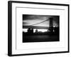 The Williamsburg Bridge at Nightfall - Lower East Side of Manhattan - New York-Philippe Hugonnard-Framed Art Print