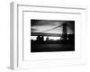 The Williamsburg Bridge at Nightfall - Lower East Side of Manhattan - New York-Philippe Hugonnard-Framed Art Print