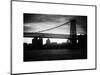 The Williamsburg Bridge at Nightfall - Lower East Side of Manhattan - New York-Philippe Hugonnard-Mounted Art Print