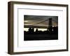 The Williamsburg Bridge at Nightfall - Lower East Side of Manhattan - New York-Philippe Hugonnard-Framed Art Print