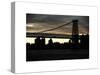 The Williamsburg Bridge at Nightfall - Lower East Side of Manhattan - New York-Philippe Hugonnard-Stretched Canvas