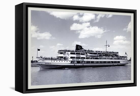 The Wilson Line-Ed Clark-Framed Stretched Canvas