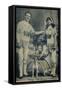 The Wilton -- Couple with Performing Dogs-null-Framed Stretched Canvas