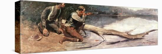 The Winchester-Frederic Sackrider Remington-Stretched Canvas