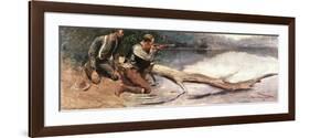 The Winchester-Frederic Sackrider Remington-Framed Giclee Print