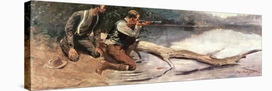 The Winchester-Frederic Sackrider Remington-Stretched Canvas