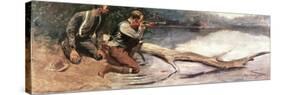 The Winchester-Frederic Sackrider Remington-Stretched Canvas