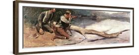 The Winchester-Frederic Sackrider Remington-Framed Premium Giclee Print