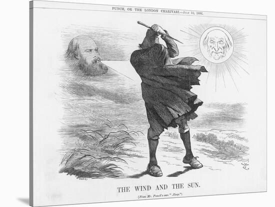 The Wind and the Sun, 1886-Joseph Swain-Stretched Canvas