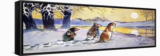 The Wind in the Willows-Philip Mendoza-Framed Stretched Canvas