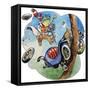 The Wind in the Willows-Philip Mendoza-Framed Stretched Canvas