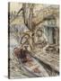 The Wind in the Willows-Arthur Rackham-Stretched Canvas