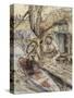 The Wind in the Willows-Arthur Rackham-Stretched Canvas