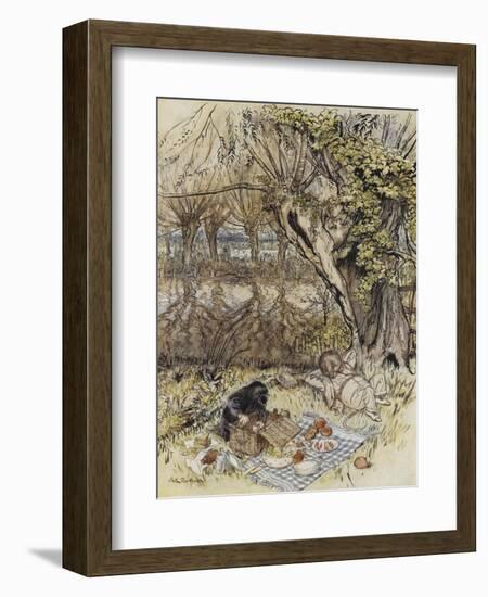 The Wind in the Willows-Arthur Rackham-Framed Giclee Print