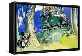 The Wind in the Willows-Philip Mendoza-Framed Stretched Canvas