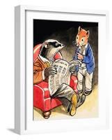 The Wind in the Willows-Philip Mendoza-Framed Giclee Print