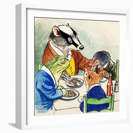 The Wind in the Willows-Philip Mendoza-Framed Giclee Print