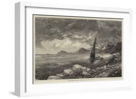 The Wind on Shore-Thomas Creswick-Framed Giclee Print