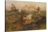 The Wind on the Wold, 1862-George Morland-Stretched Canvas