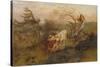 The Wind on the Wold, 1862-George Morland-Stretched Canvas