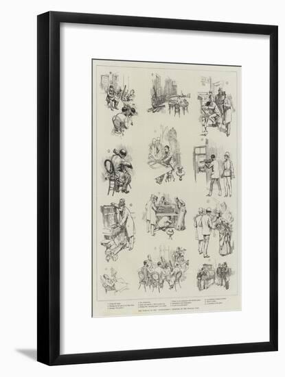 The Wind-Up of the Inventories, Humours of the Musical Jury-null-Framed Giclee Print