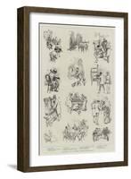 The Wind-Up of the Inventories, Humours of the Musical Jury-null-Framed Giclee Print