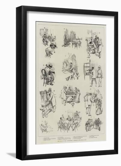 The Wind-Up of the Inventories, Humours of the Musical Jury-null-Framed Giclee Print