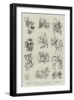 The Wind-Up of the Inventories, Humours of the Musical Jury-null-Framed Giclee Print