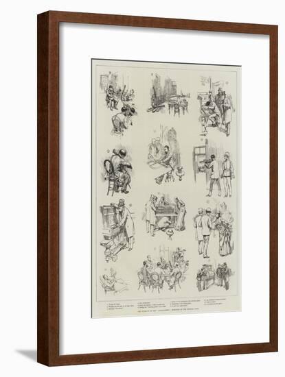 The Wind-Up of the Inventories, Humours of the Musical Jury-null-Framed Giclee Print