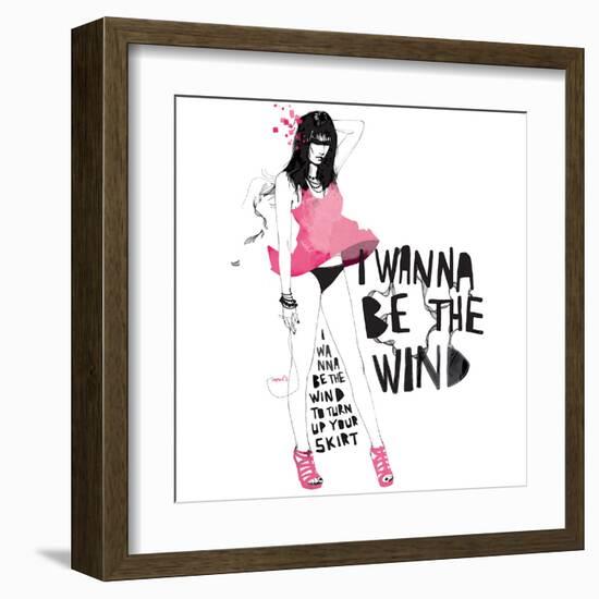 The Wind-Manuel Rebollo-Framed Art Print