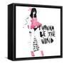 The Wind-Manuel Rebollo-Framed Stretched Canvas